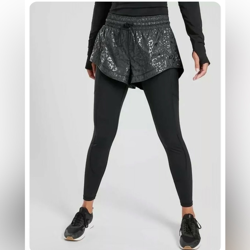 Athleta Rainier 2 in 1 Tights  Leggings